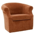 thumbnail image 4 of Mainstays Nikole Swivel Accent Chair, Chloe Clay, 4 of 7