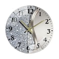 thumbnail image 2 of Reloj de Pared Artístico Moderno Redondo Silencioso Decorativo en Vidrio Templado con Diseño Creativo para Dormitorio Sala de Estar Cocina Oficina Estudio Adecuado para Regalo Estilo B, 2 of 8