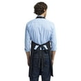 thumbnail image 3 of Artisan Collection by Reprime RP132 Cotton Chino Bib Apron with Pocket-Black, 3 of 4