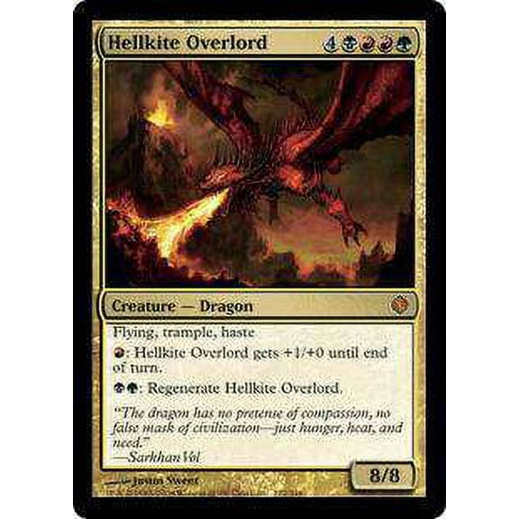 MtG Shards of Alara Mythic Rare Hellkite Overlord #172