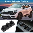 thumbnail image 2 of Interruptor de ventana eléctrica Unique Bargains para el lado del conductor delantero izquierdo para Kia Sportage 2005-2010 Negro, 2 of 7