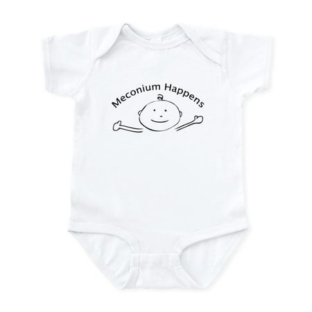 

CafePress - Meconium Happens Infant Bodysuit - Baby Light Bodysuit Size Newborn - 24 Months