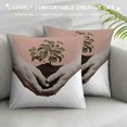 thumbnail image 3 of BCIIG Creative Garden Graphic Decorative Cushion Throw Pillow Cover for Home Living Room Sofa - 1PC 12x12in, 3 of 5