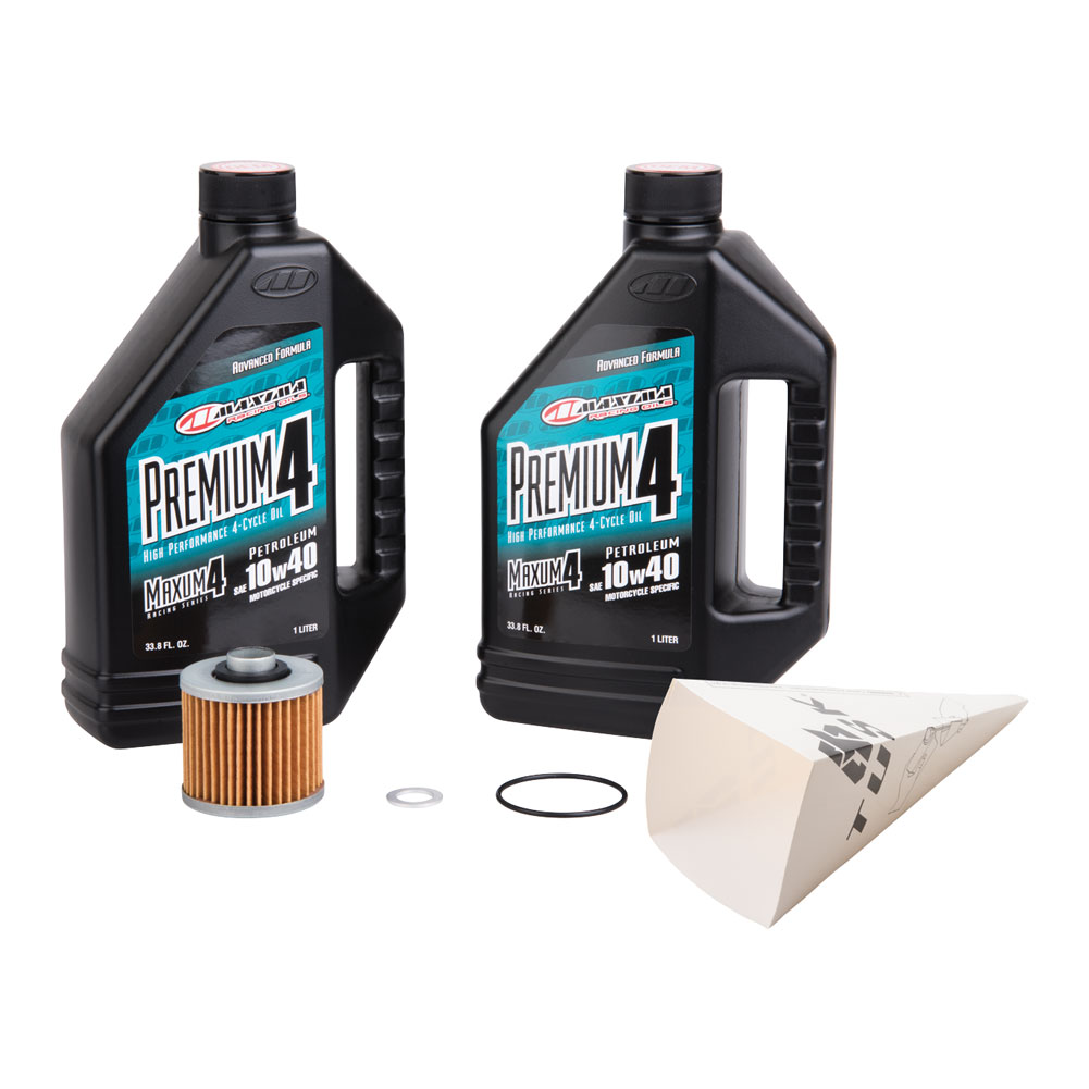 Tusk 4-Stroke Oil Change Kit With Pro-Honda GN4 10W-40 Oil - Fits Honda Rancher 350 2x4 2000-2006