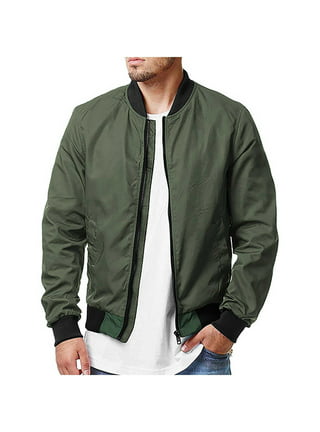 Lovskoo Men Casual Solid Turn-down Collar Zipper Padded Thermal Jacket Coat  Men's Casual Canvas Cotton Military Lapel Jacket jackets for men