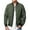 Army Green, variant on Homenesgenics Mens Jackets Men Zipper Casual Solid Stand Collar Windproof Waterproof Long Sleeved Outerwear Blue XXXXXL