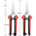 thumbnail image 5 of Heavy Duty Stainless Steel Pruning Scissors Sharp Hand Scissors for Garden Harvest Fruit Vegetable Tools, 5 of 5
