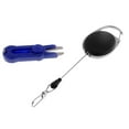 thumbnail image 2 of S SERENABLE Plastic Tube Cutter Fishing Zinger Retractor Fly Fishing Tools Combo Blue, 2 of 9