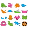 thumbnail image 4 of BUYISI 100Pc Square Origami Paper Set In 10 Vibrant Colors For Unique Artwork 14Cm, 4 of 5