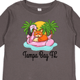 thumbnail image 4 of Inktastic Tampa Bay Florida Flamingo Girls Long Sleeve Toddler T-Shirt, 4 of 5