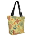 thumbnail image 2 of Fotbe Floral with Butterflies Pattern Beach Tote,Shoulder Handbag,Spacious Tote Bag,Lightweight Travel Bag,Versatile Shopping Bag, 2 of 9