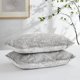thumbnail image 1 of Southshore Fine Living Inc. Fundas de almohada de color gris floral, tamaño estándar, 20 x 26 pulgadas, fundas de almohada acolchadas, tamaño Queen, juego de 2, se adapta a almohadas de cama estándar,, 1 of 5