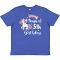 thumbnail image 3 of Inktastic Magical 5th Birthday Rainbow Unicorn with Star Youth T-Shirt, 3 of 5