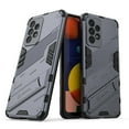 thumbnail image 1 of SaniMore for Samsung Galaxy A33 5G 6.5" 2022 Armor Protective Cover Rugged PC Backplane with Hidden Kickstand Anti-fall Drop Resistant Shockproof [Light & Thin] Hybird Case for Galaxy A33 5G, Gray, 1 of 6