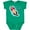 Kelly Green, variant on Inktastic Otter-ly in Love-otter with Heart Boys or Girls Baby Bodysuit
