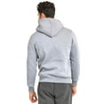 thumbnail image 4 of Men's Heavyweight Fleece Active Casual Cotton Long Sleeve Pullover Hooded Sweatshirt, Heather Grey 2XL, 1 Pack, 4 of 4