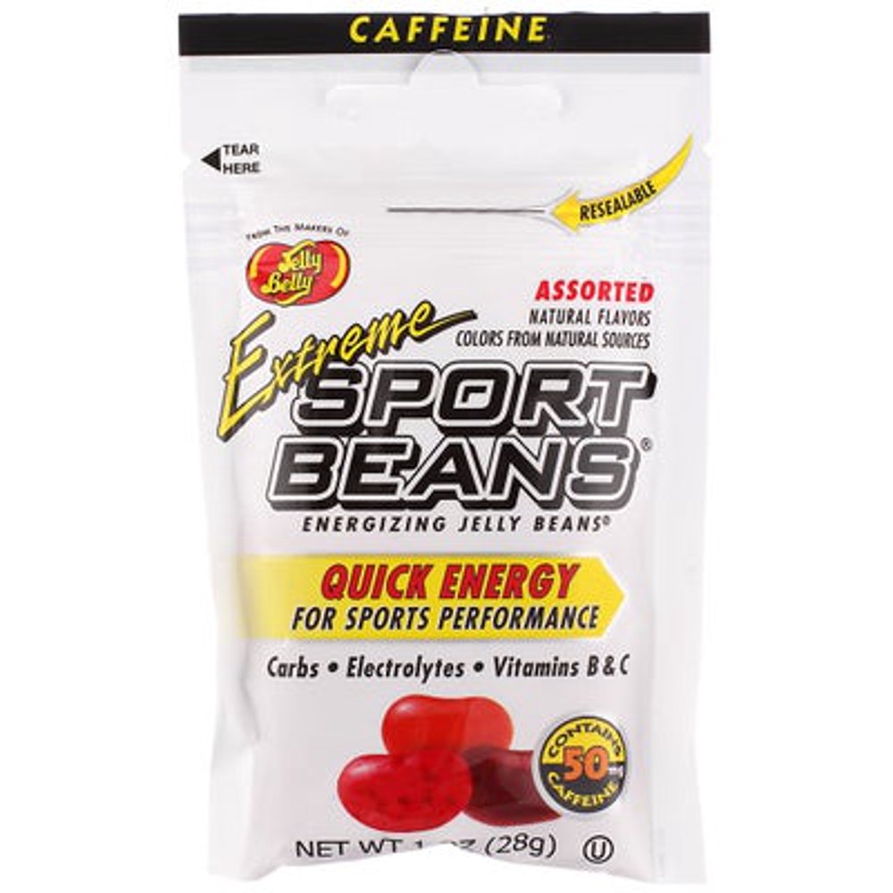 Jelly Belly Sport Beans Extreme Assorted Energy Chews With Caffeine