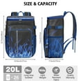 thumbnail image 3 of Stylish Insulated Cooler Backpack 20L - Leakproof Soft Cooler Bag for Camping, Beach & Picnics - Modern Aesthetic Design with Long-Lasting Insulation, 3 of 5