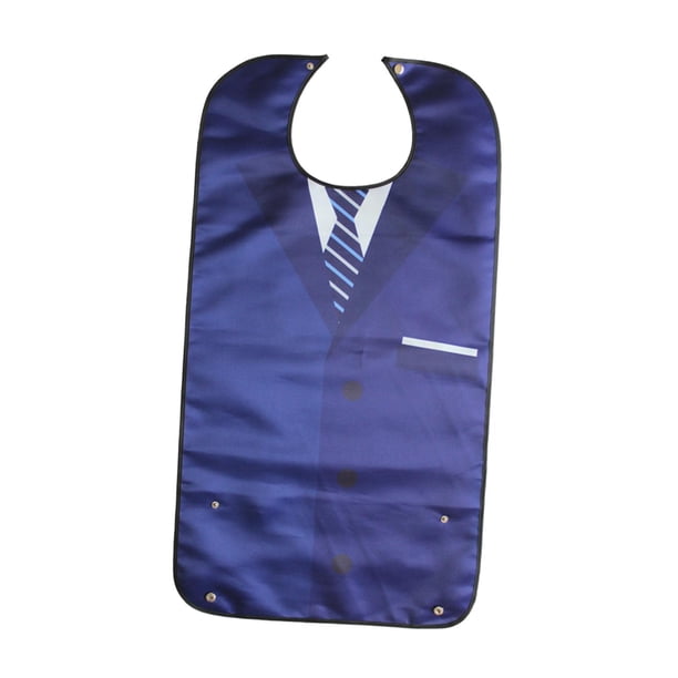 Babero para Adultos Dietético/ Poliéster Reutilizable Creativo Cómodo Traje Impermeable Estilo A Yuyangstore Baberos para adultos
