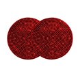 thumbnail image 1 of Heiheiup Car Cup Fancy Diamond Holder Cup Coastered 2 Pack 7CM Diameter Non Slip Universal Insert Cup Mat, 1 of 2