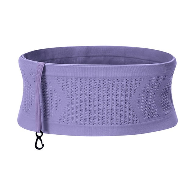 CNKOO Waist Bag Ergonomic Hidden Pockets Moisture-Wicking Super Stretchy Not Tight Storage Comfortable Multifunctional Knit Breathable Concealed Waist Bag Outdoor Accessory