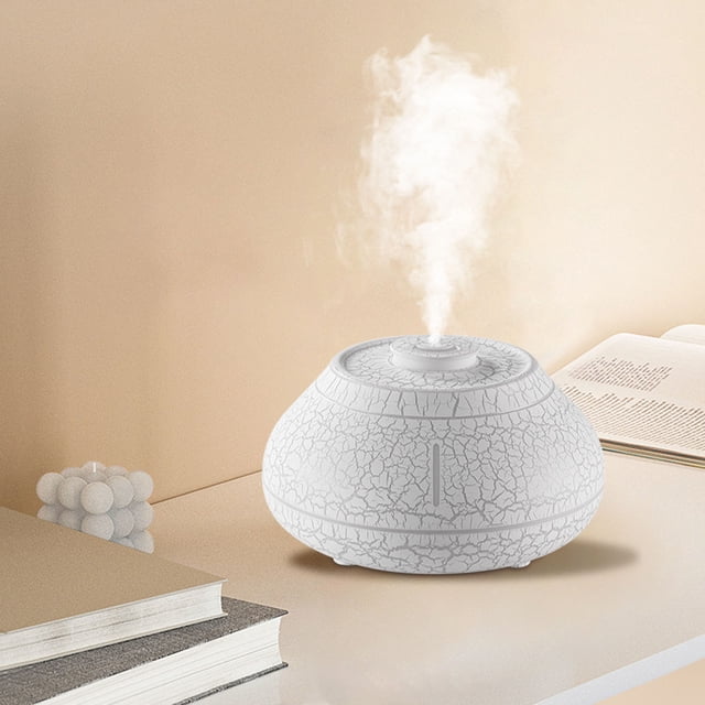 Kctiaxy Aromatherapy Machine Colorful Simulation Flame Aromatherapy Machine Desktop Humidifier Household Diffuser Machine Kitchen Appliances