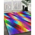 thumbnail image 2 of Ahgly Company Indoor Rectangle Patterned Gunmetal Gray Abstract Area Rugs, 8' x 12', 2 of 6