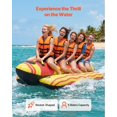 thumbnail image 2 of Towable Tubes VEVOR for Boating 5 Riders Inflatable 385kg, 2 of 9