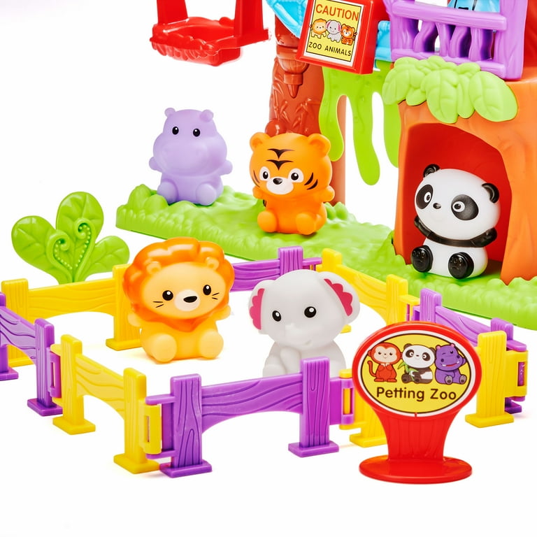 Toy zoo playset hotsell