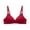 Red, variant on Bras For Women - One Fab Fit Underwire, Demi T-Shirt, Comfort Devotion Underwire Bra Adjustable Straps Comfy Corset Bra Black L