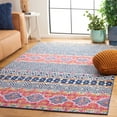 thumbnail image 2 of SAFAVIEH Madison Emmet Traditional Area Rug, Navy/Ivory, 5'3" x 7'6", 2 of 7