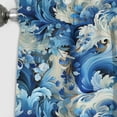 thumbnail image 3 of Designart "Alluring Nautical Paisleys VI" Paisley Blackout Curtain Single Panel, 3 of 4