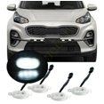 thumbnail image 1 of 4 pieces of white front grille LED lights Raptor style barbecue grill suitable for Kia Sportage 2017-2022-, 1 of 4