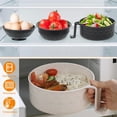 thumbnail image 5 of Homelife Ramen Noodle Cooker Bowl Set with Handles Spoon Quick Ramen Cooker for College Dorm Room Portable BPA-Free Ramen Pot Creative Design Phone Holder Easy Operation Soup Bowl Drain Basket, 5 of 13
