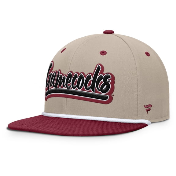 Men's Fanatics Khaki/Garnet South Carolina Gamecocks Colt Fitted Hat