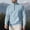 c01Blue, variant on USNSM Men's Quarter Zip Up Casual Long Sleeve Quilted Sweatshirts Stand-up Collar Outdoor Pullover Top Sweaters Gray S