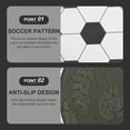 thumbnail image 4 of unbranded Tapete Redondo Para Escritorio Con De Fútbol Alfombra Antideslizante Multicolor, 4 of 6