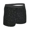 thumbnail image 3 of Junzan Black Glitter Mens Underwear Boxer Briefs For Men’s - Large, 3 of 9