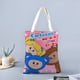 thumbnail image 2 of Mother Goose Club Bolso de tela con estampado de lienzo para mujer, bolsa de compras reutilizable y estética, con cremallera interior, regalo para mujer,40*40cm., 2 of 6