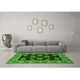 thumbnail image 3 of Ahgly Company Indoor Round Oriental Green Traditional Area Rugs, 5' Round, 3 of 4