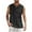 Black, variant on Men's Cotton Linen Tank Top Shirts Casual Drawstring V Neck Hollow out Sleeveless Lace Up Beach Hippie Tops Bohemian Renaissance Tunic Shirts with Pockets Gray L