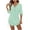 Green, variant on SAWOBUUN Womens Loose Dress V Neck Lace Trim Bathing Suit Cover up Summer Beach Casual Swimsuit Coverup