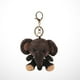 thumbnail image 2 of EeaseMX Llavero de elefante de peluche, adorno colgante para bolso, llave de coche (café oscuro), 2 of 7