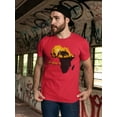 thumbnail image 2 of Fauna Of Africa Map Art Tee Men's -Image by Shutterstock, 2 of 4