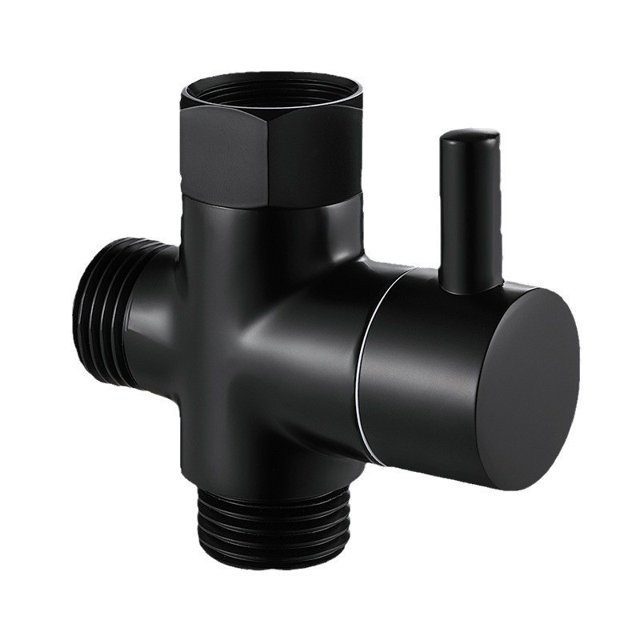 Separador de agua de cobre, válvula de tres vías de apertura rápida, una entrada y dos salidas, válvula de conmutación de grifo de 4/6 puntos, accesorios de ducha