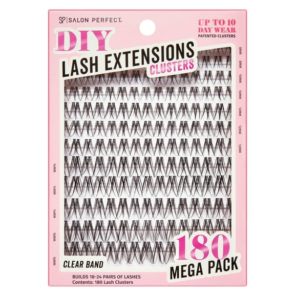 Salon Perfect DIY Lash Extensions Clusters 180pc Mega Pack