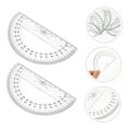 thumbnail image 7 of STOBOK 5-Pack Plastic Protractors for Math Drafting, Multi-Color Tools for Students and Learning, 7 of 7