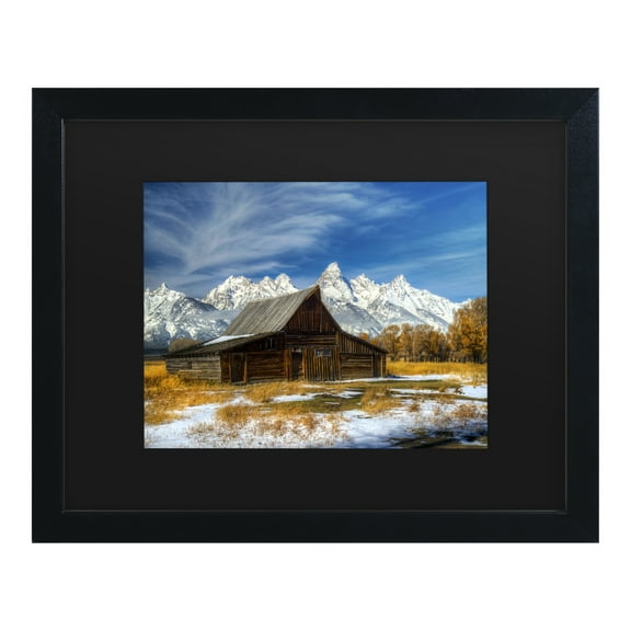 Trademark Fine Art 'Iconic Barn Grand Teton' Canvas Art by Pierre Leclerc