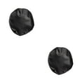 thumbnail image 3 of QualitChoice 1/2/3/5 Elastic Round Chair Cover Stool Anti-Dust Removable Slipcover Protector Beauty Seat Cushion Sleeves Wedding Home Black 2PCS, 3 of 6