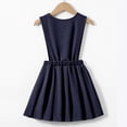 thumbnail image 5 of Girls Uniform Dress Set Pleated Jumper Casual Skirt Set for Kids Teens, 5 of 6